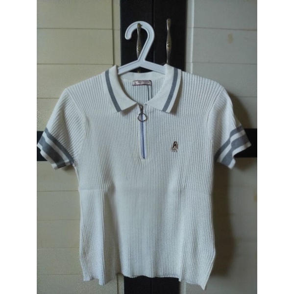 HUSH PUPPIES BAJU KAOS WANITA WHITE SIZE L Original