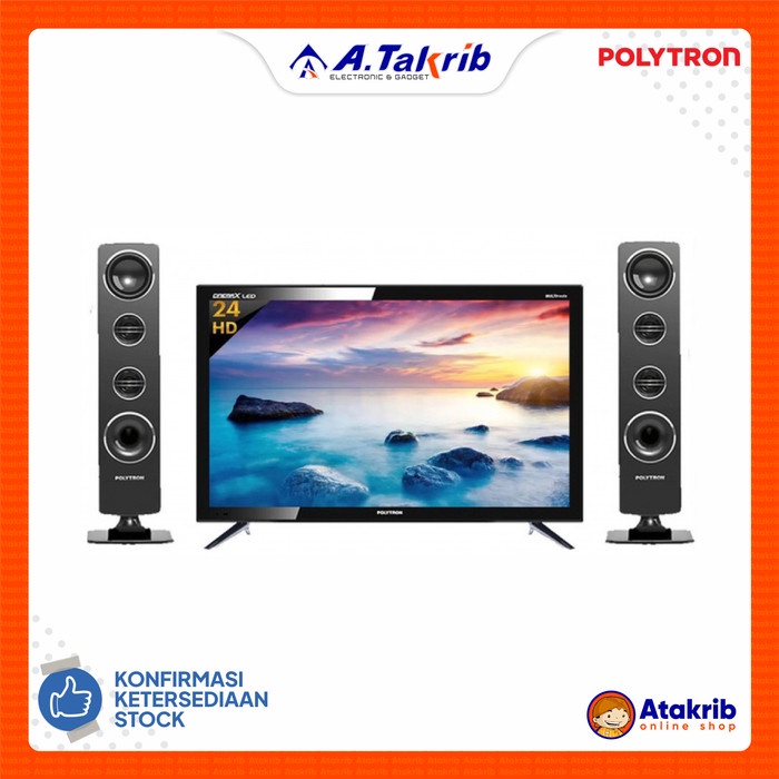 Jual POLYTRON LED 24 PLD24TV1855 Cinemax Sound Tower