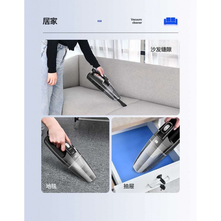 118 VCM09 - 120W 12V Portable Car Vacuum Cleaner Penyedot Debu Mobil Mini