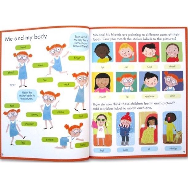 

Usborne Sticker Book About Me - Buku Import Stiker Aktivitas Anak Thebest