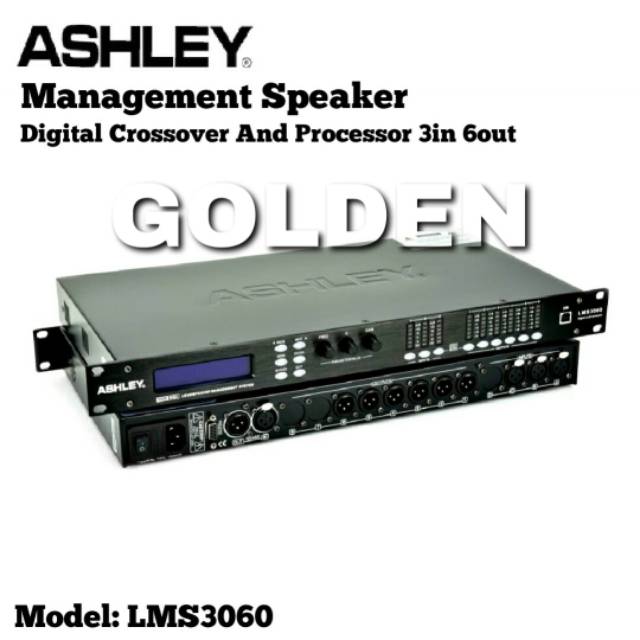 Management Ashley LMS3060 Digital Crossover - Processor 3 in 6 out Original