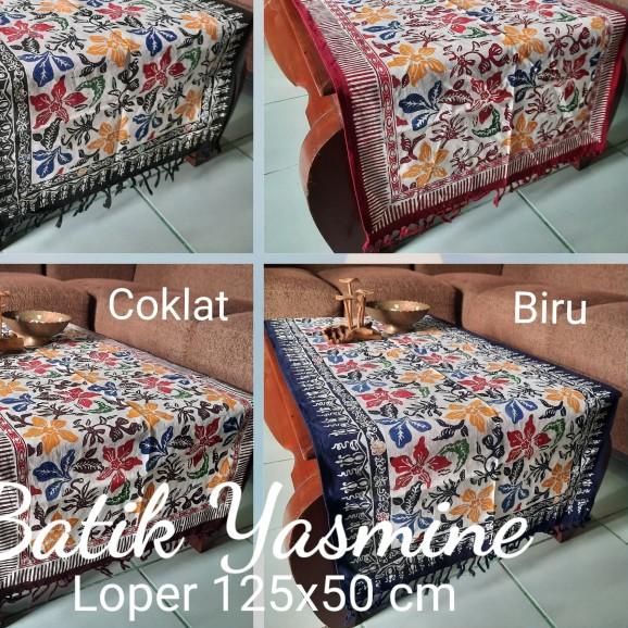 ☋ Taplak Meja Tamu Batik Persegi Panjang 50x120 cm ➨