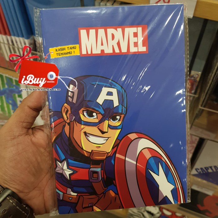 

Dijual Miniso Captain America Book Notebook Buku Tulis 30 Sheets Blue Berkualitas