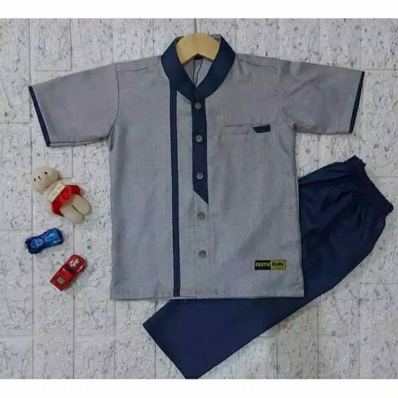 Setelan Baju koko Anak laki laki Al-Karim Usia 2-12th By Restu Bumi Kids