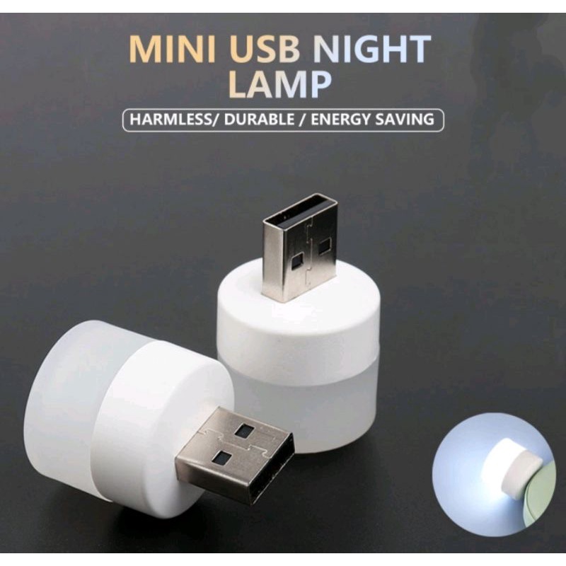 BOLA LAMPU USB MINI LAMPU BACA TIDUR