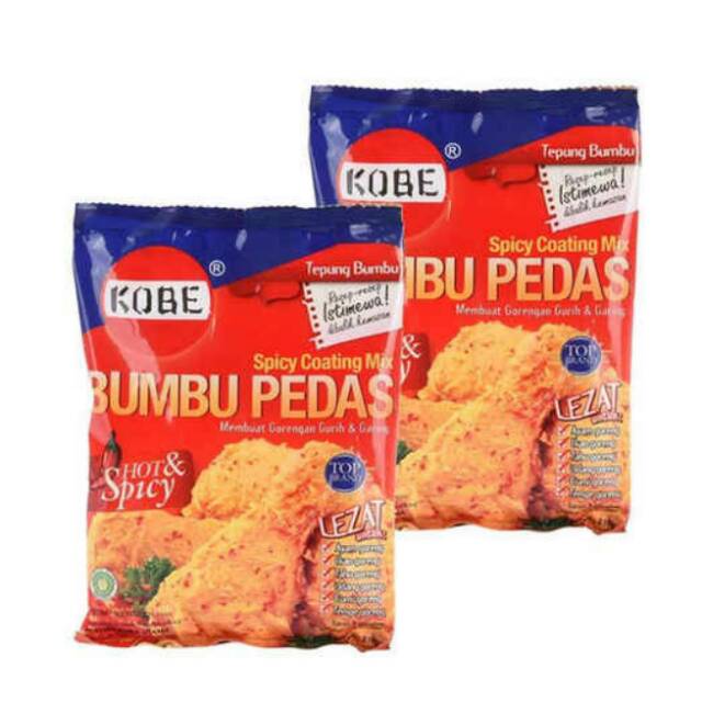 KOBE Tepung Bumbu Pedas [210 g/ 2 pcs
