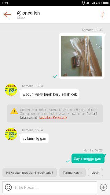 Handle Pintu Stainless Minimalis 1meter 2set+kunci Pelor Promo