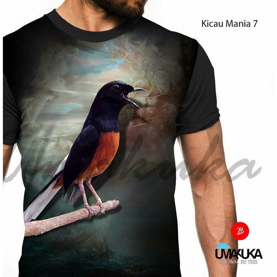 Kaos Burung Murai Batu Murai Medan Marai Edan Shopee Indonesia