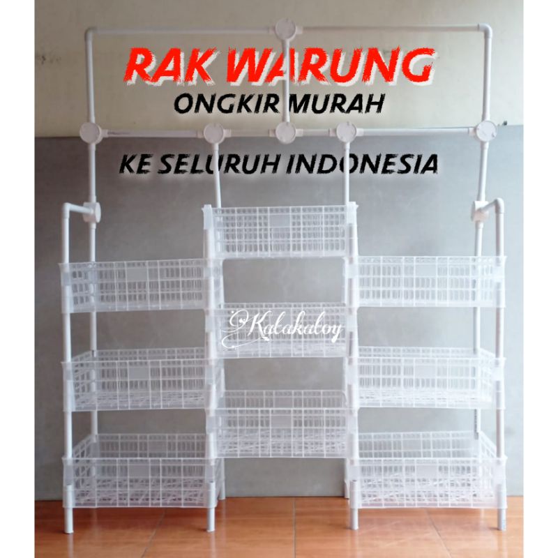 BARU RAK WARUNG GANTUNGAN SNACK Rak Kopi Gantungan Warung Keranjang Susun Rak Dagangan Etalase Warun