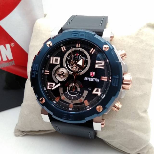 Expedition E6769M Pria Strap Black Leather Original