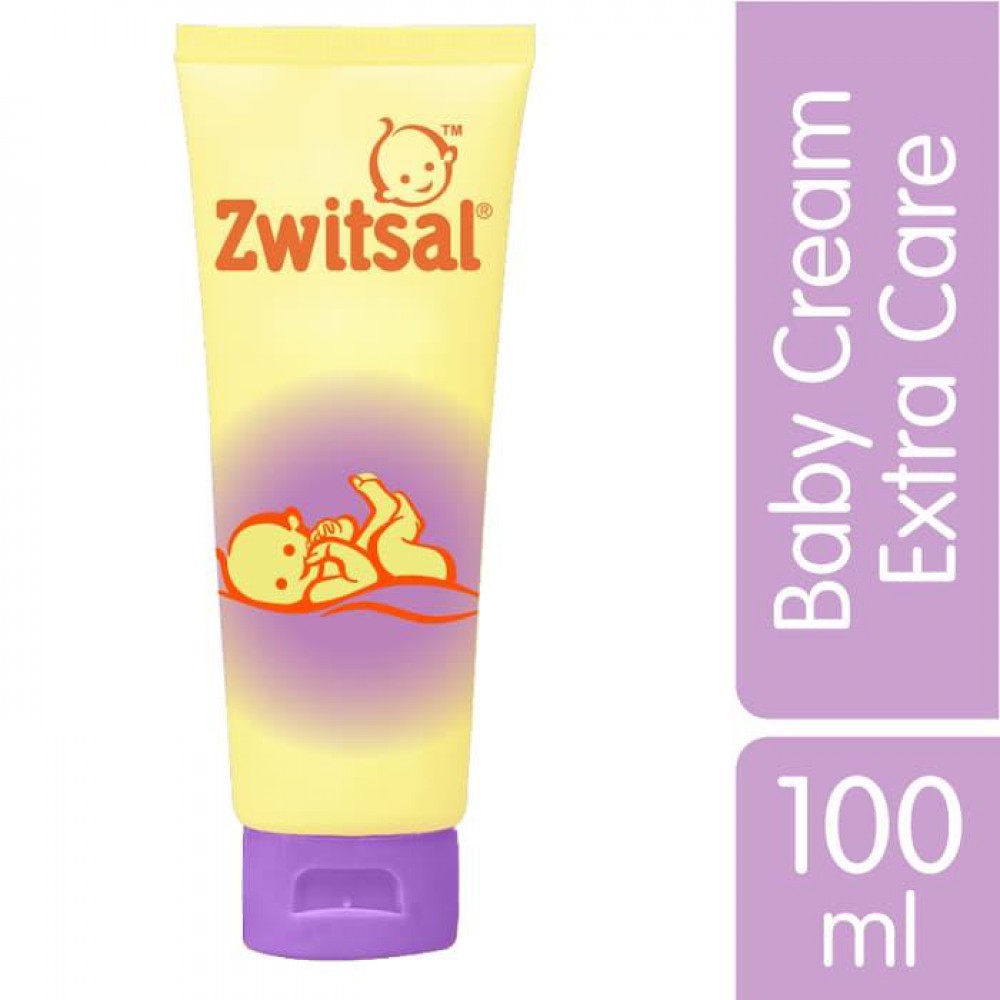 Zwitsal Extra Care Baby Cream with Zinc 100 ml - Cream Bayi Zwitsal