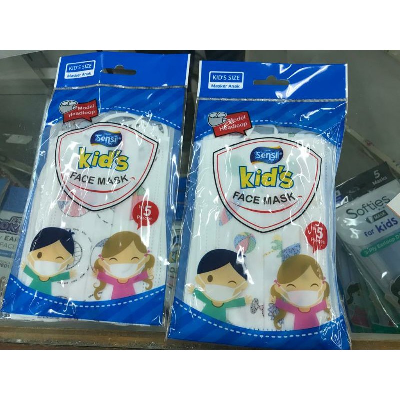 Masker Sensi Kids masker bedah anak termurah
