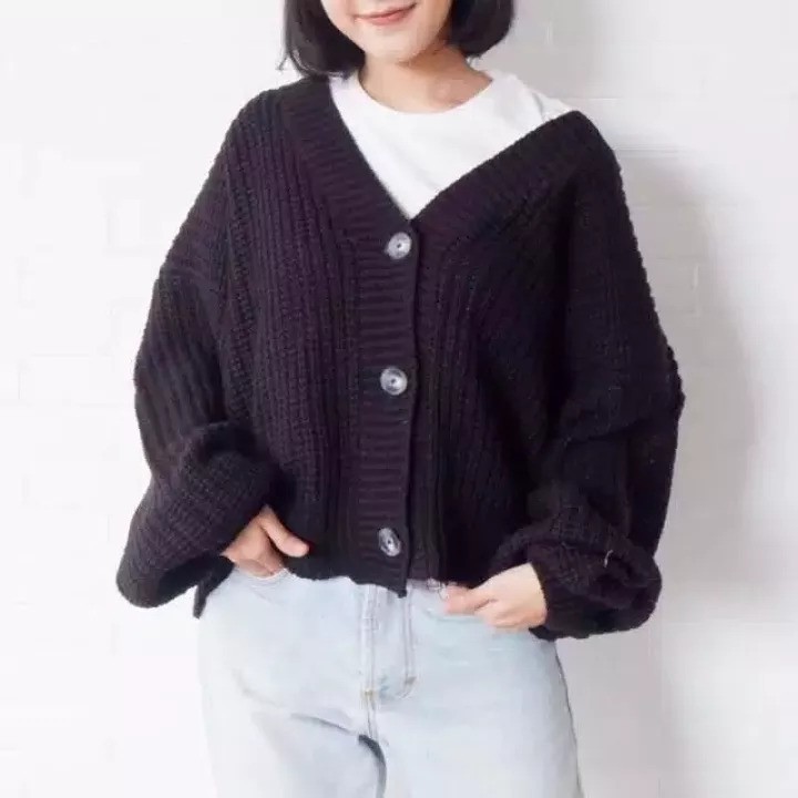 Nakara Cardigan Rajut Premium / Cardigan Wanita Oversized / Cardigan Korean Style Rajut Premium