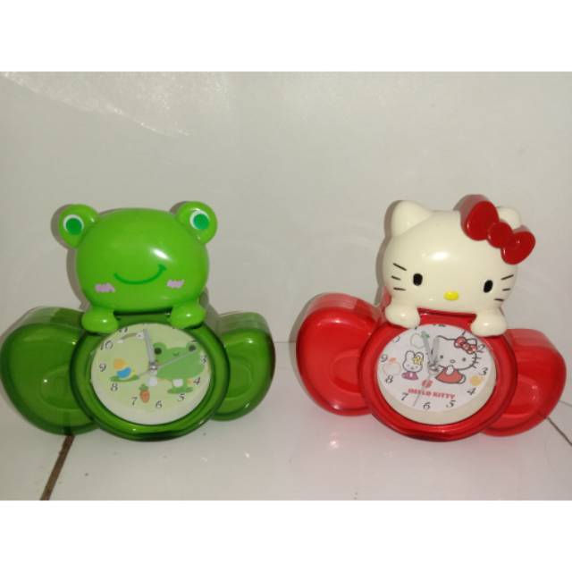 Jam beker alarm /jam karakter /jam keropi/jam Hellokitty /jam weker