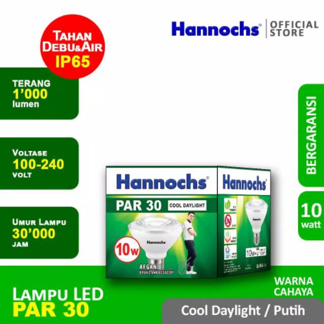 Lampu LED Par 6 / 10 Watt Hannochs