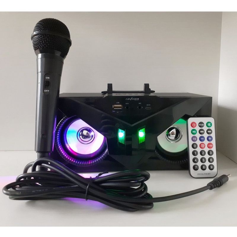 Speaker Bluetooth Advance S53 Free Mic Karaoke/Salon Aktif Radio Fm Box Music/Speaker Aktif Portable