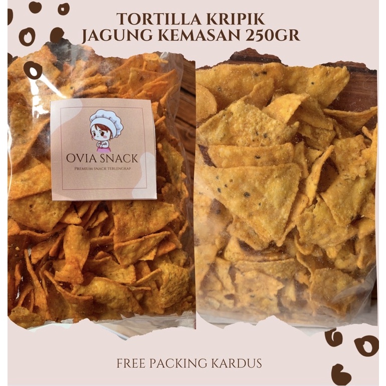 

TORTILLA CHIPS KRIPIK JAGUNG 250gr PREMIUM / CEMILAN KILOAN /KRIPIK JAGUNG KILOAN /TORTILLA KILOAN