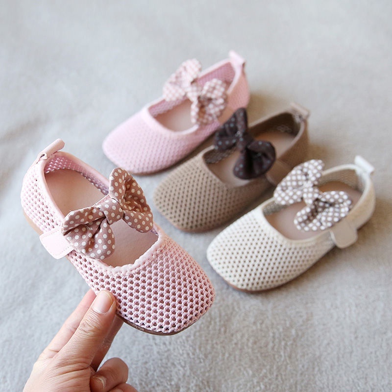 LittleAaron TINY RIBBON 201 flat shoes sepatu anak perempuan import Sport Termurah Sendal Bayi Anak Cewek Cowok