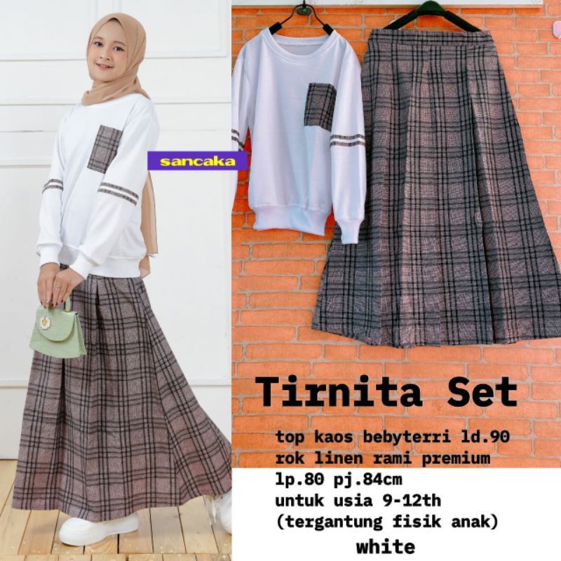 Setelan Anak Tirnita Set Rok by Sancaka