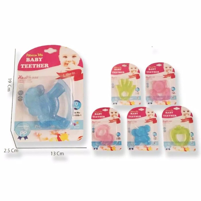 Mainan Gigitan Bayi Premium Toys | Baby Teether Silicon | Pegangan | 1/2/3/4 | Empeng Bayi 0 6 Bulan