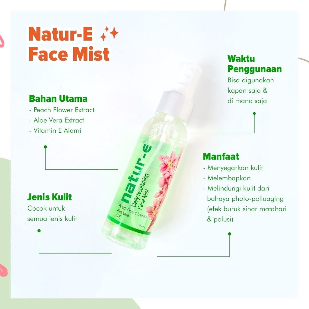 ❤ MEMEY ❤ NATUR-E Daily Face Cream | Nourishing Face Mist