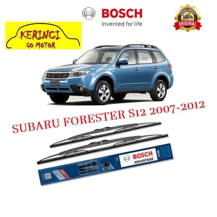 WIPER SUBARU FORESTER S12 2007-2012 BOSCH ADVANTAGE 24&quot; &amp; 18&quot; SEPASANG