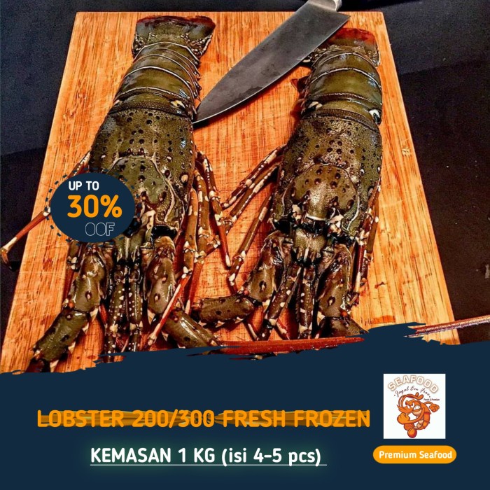 

LOBSTER FRESH FROZEN 1 KG 4-5 PCS