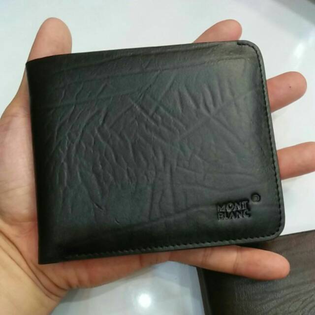 Dompet kulit asli import lipat pendek