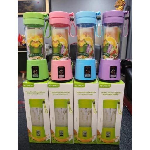 JUICE CUP BLENDER MINI PORTABLE | USB BLENDER JUICER | ALAT PEMBUAT JUS 4 MATA PiSAU