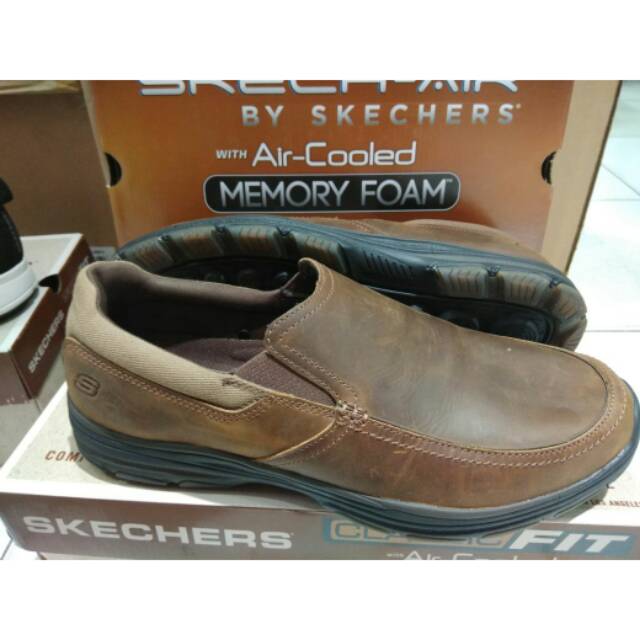 Sepatu Skechers Formal Kulit Men