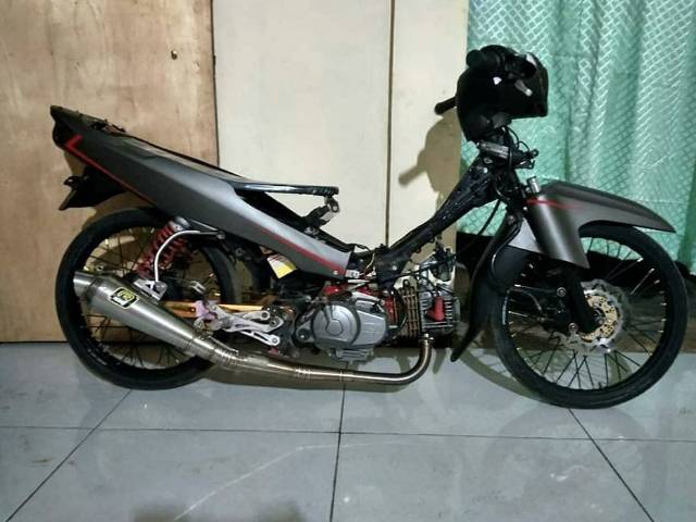 KNALPOT ROB1 JUPITER bebek 200cc sleep engine