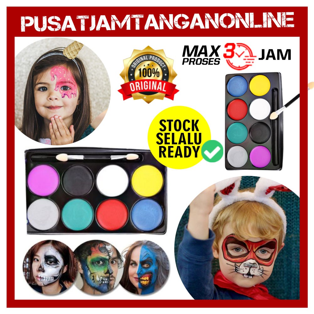 READY SIAP KIRIM Cat face body painting face painting 