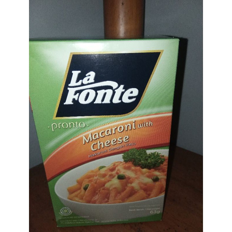 

LA FONTE MACARONI WITH CHEESE 63 GRAM