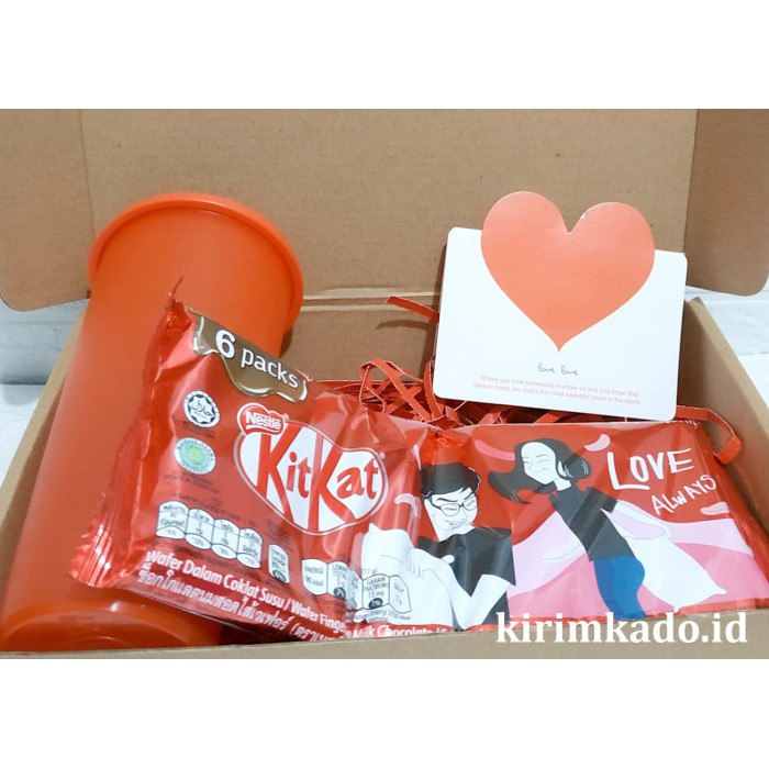 

KIRIMKADO.id- special long coklat kitkat valentine days hadiah kado surprise box .