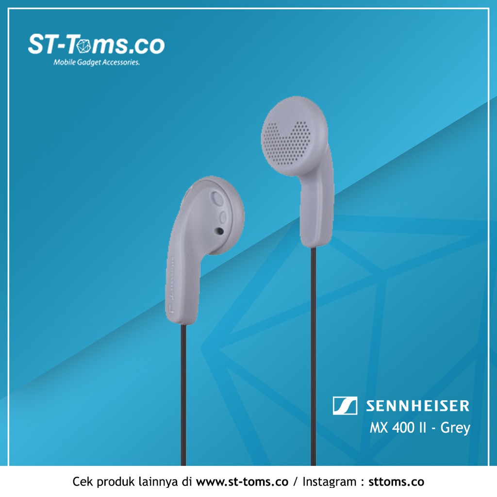Sennheiser MX 400 II / MX400 II - Grey | Shopee Indonesia