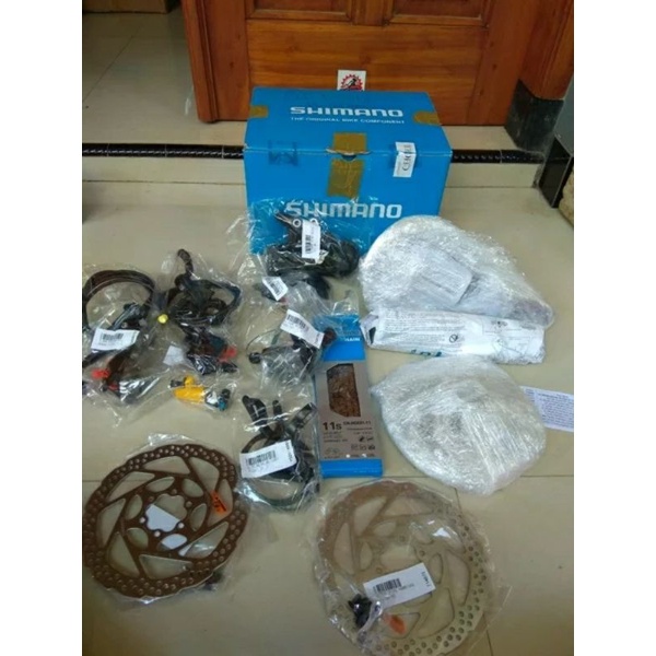 GRUPSET GROUPSET SHIMANO DEORE 2 X 11 SPEED M5100 ORIGINAL