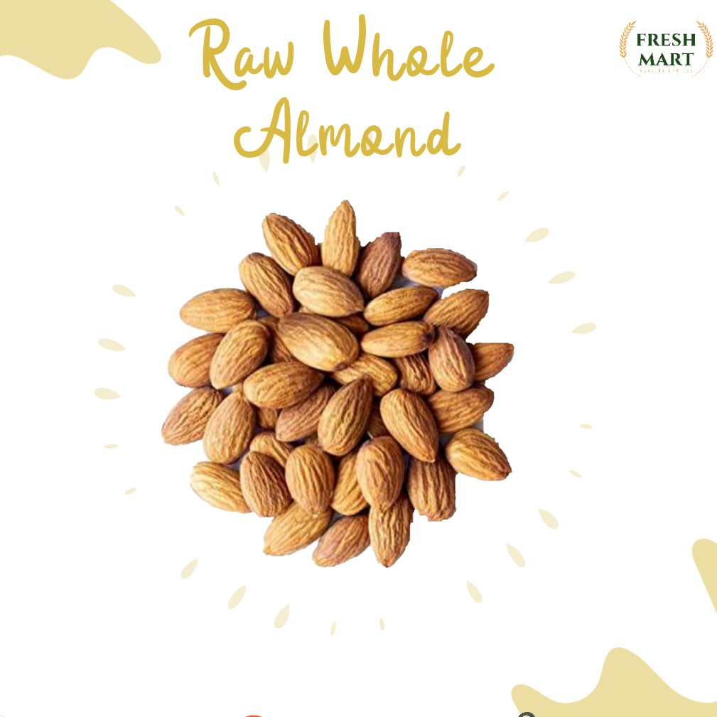 

Organic Raw Whole Almond Mentah