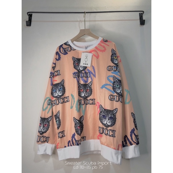 Sweater Wanita Gucci Bangkok import jumbo