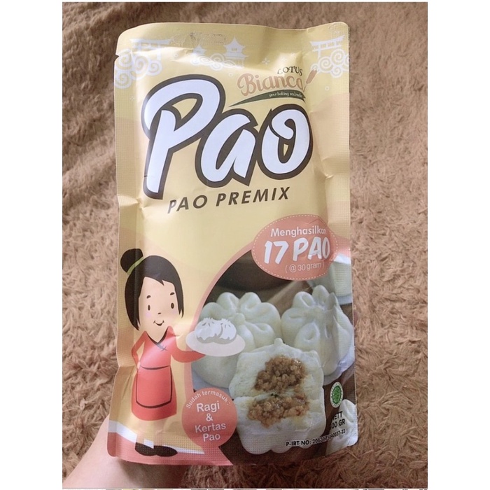 

PROMO [COD] Tepung Premix Bianca Pao/ Bakpau 300 gr