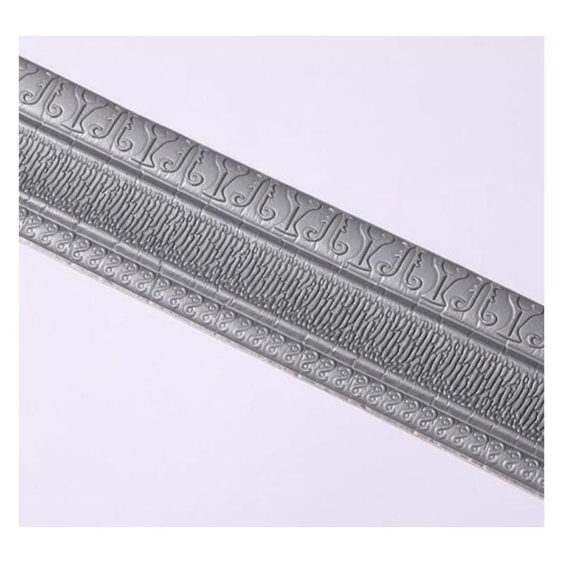 List Wallpaper Foam 230x8cm Tebal 5mm-Abu² Lebar 8cm