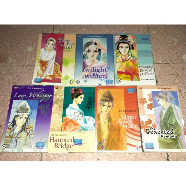 

Paket A. Komik eri kawamura. 7 buku langka komplit jaman jepang kuno