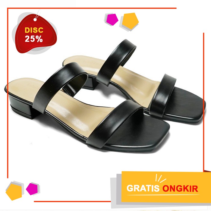 ISABELA ADELIA - Sandal Slip On Wanita Dewasa Sol Anti Licin Sendal Santai Wanita Isabel Adelia Jane