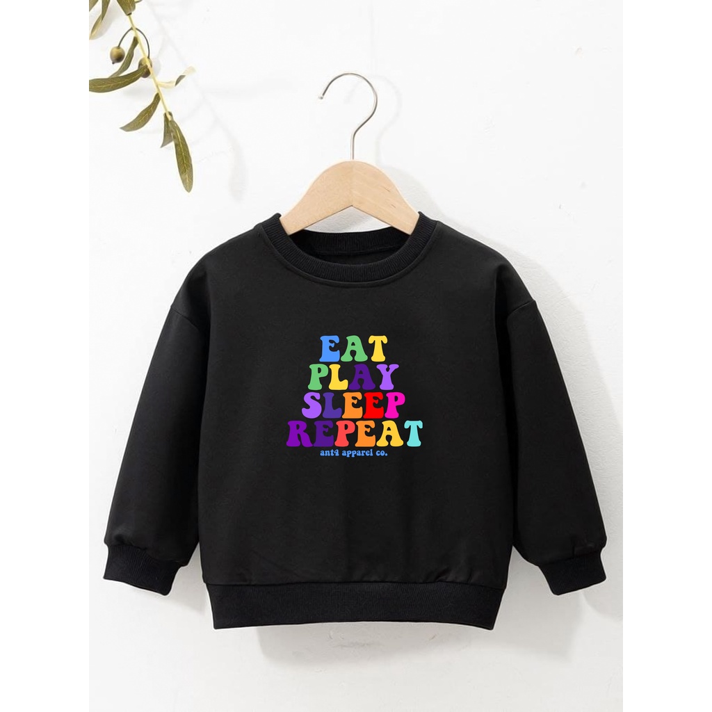 SWEATER anak laki laki perempuan usia 2 - 12 tahun jaket sweeter distro BISA COD eat play