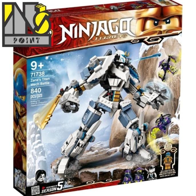 [Termurah] Lego 71738 - Ninjago - Zane'S Titan Mech Battle [Mainan Anak Dan Bayi]