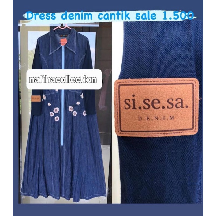 NWT Dress Denim Jasmine SISESA 104/146