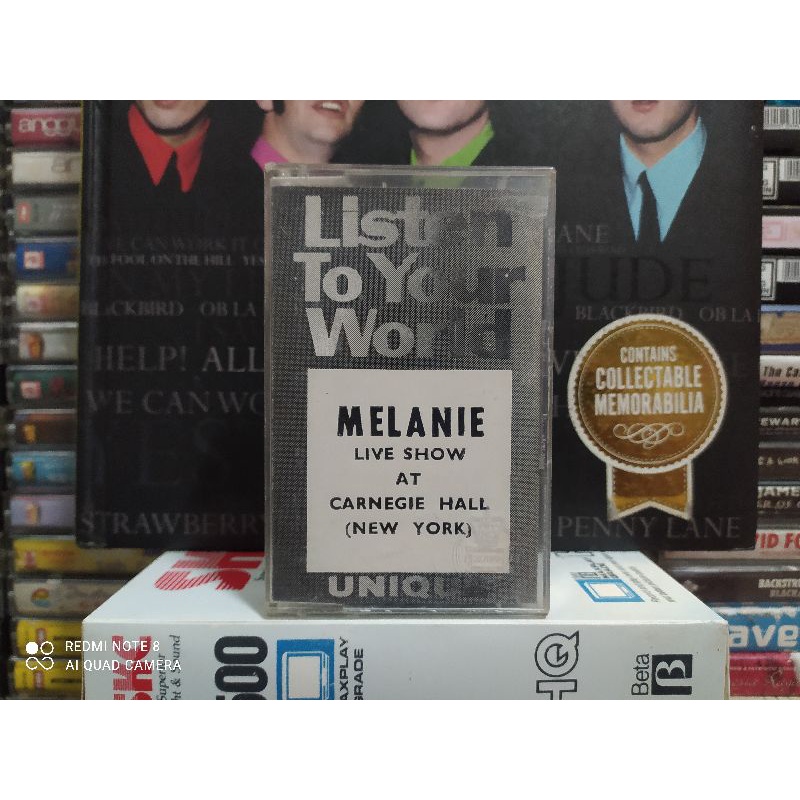 Kaset Pita : MELANIE - LIVE SHOW AT CARNEGIE HALL (NEW YORK).