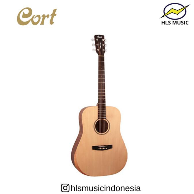 Gitar Akustik Elektrik Cort Earth Bevel Cut Op
