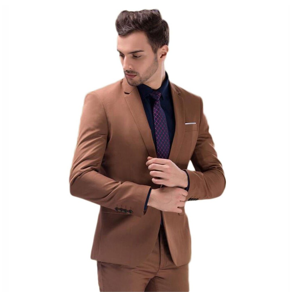 SETELAN BLAZER SLIMFIT CHOCO 4IN1 INCLUDE CELANA KEMEJA DAN BONUS DASI ORIGINAL NIKAYU