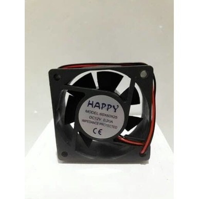 Fan DC 12 Volt 6 cm x 6 cm x 2,5 cm