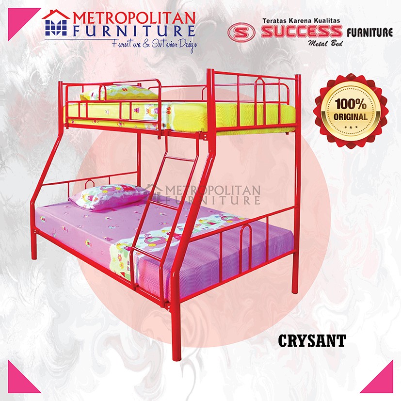 Success Tempat tidur/Ranjang Besi susun - Chrysant